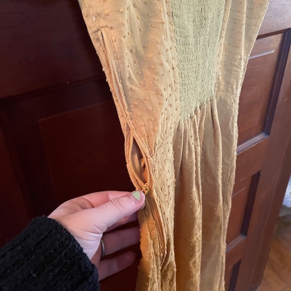 ModCloth Cottage Core Marigold Short Sundress - Picture 6 of 7